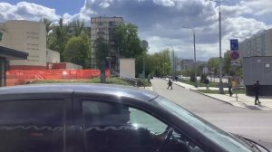 Поездка на автобусе Т60 от Метро Варшавская до метро Новые Черёмушки