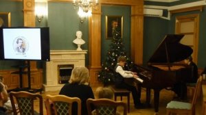 Выступление в Тургеневской гостиной,  концерт лауреатов конкурса имени Н.Г. Рубинштейна,19.12.2023 г