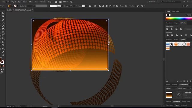 Illustrator Glitter background in Adobe illustrator CC смотреть онлайн