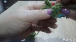 Вяжем# красивые#рельефные# листья мака#