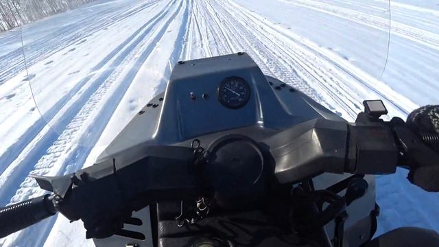 ПОДАРОК НА 23 ФЕВРАЛЯ. СНЕГОХОД. ПОКАТУШКИ. ВЛОГ смотреть онлайн