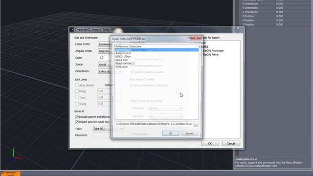 Урок: импорт-экспорт анимаций bip из 3Dmax в endorphin и наоборот смотреть онлайн