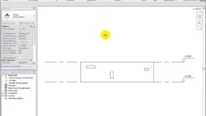 Revit. Горизонтальный ломаный разрез стены.