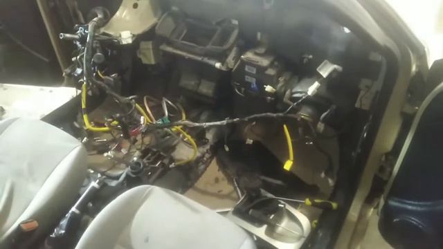 Как снять печку на джили ск Geely CK otaka замена радиатора печки.. - смотреть видео онлайн от "Теплый Подка