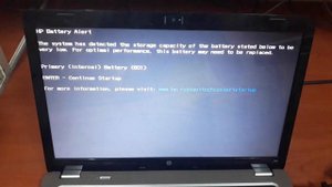 HP BATARYA HATASI - BATTERY ALERT (Fix 601)
