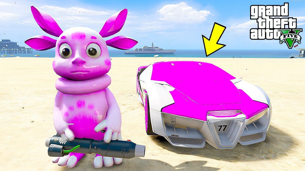 УГНАЛ ВСЕ МАШИНЫ ЛУНТИКА в ГТА 5 МОДЫ - ЛУНТИК И ЕГО ДРУЗЬЯ в GTA 5 смотреть онлайн