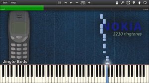 NOKIA 3210 RINGTONES IN SYNTHESIA - Piano Tutorial