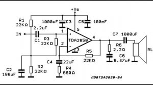 Усилитель на TDA2050  2x20 Ватт