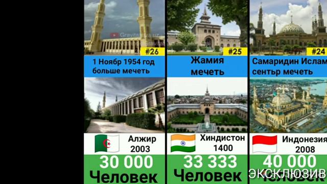 Самые большие и красивые мечети мирa / The largest and most beautiful mosques in the world