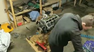 Двигатель LS3 - разборка для последующего ремонта.