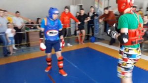 открытый ринг. тайский бокс против бокса.Первоуральск