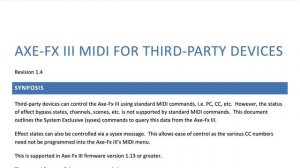 AXE-FX III - Using A MIDI Foot Controller With Your Axe-Fx III!