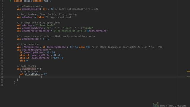 Scala Tutorial - Scala at Light Speed, Part 2: Basics