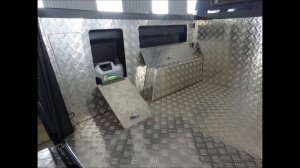 Обшивка кузова алюминием со скрытыми вещевыми ящиками для УАЗ ПИКАП