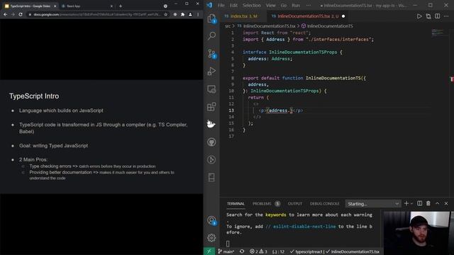 React Course - Typescript - Intro