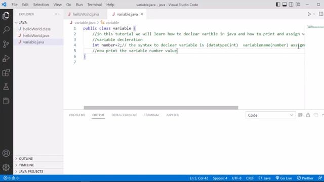Variable in Java -- #programming #coding #java