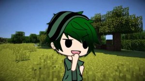 • зеленый няша Крипер • клип гача лайф • gacha life •