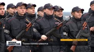 Торжественно присяга курсантов Нижегородской Академии МВД России
