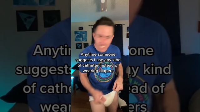 Wearing Diapers But Someone Suggests Catheters смотреть онлайн