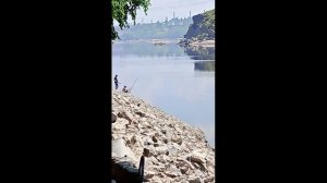 Запорожье. река Днепр