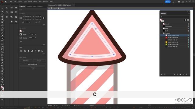 How to Create Fireworks Illustration in Adobe #Illustrator Step by step смотреть онлайн