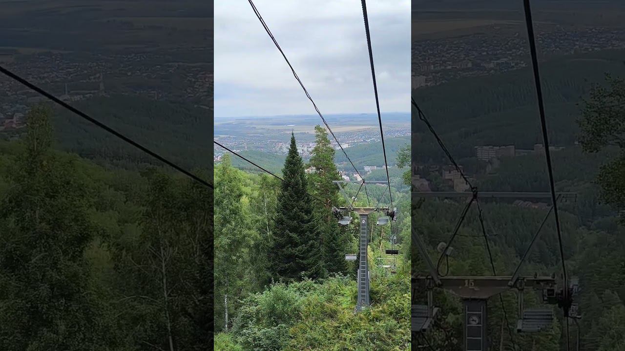 Спуск по канатной дороге с горы Церковка/Белокуриха #сентябрь2024