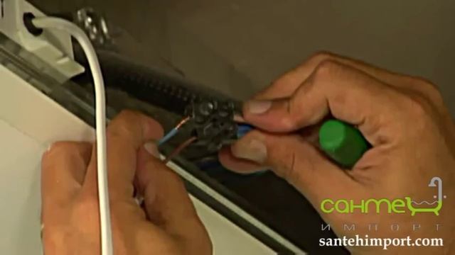 Монтаж акустической системы для ванной комнаты KBSOUND iSELECT (www.santehimport.com)