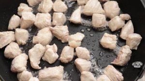 Как правильно пожарить мясо. Сочная свинина на сковороде. Рецепт приготовления мяса.