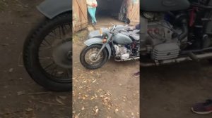 Прицепили боковой прицеп мотоцикла днепр мт11