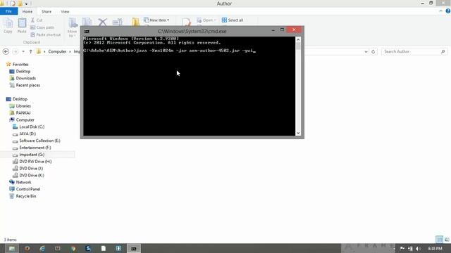 4. Start AEM Graphically and by Command prompt смотреть онлайн