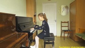 Pavel Zakharov. «Etude-Impromptu» - Павел Захаров. «Этюд-экспромт». Исп. Элина Цыганец, 10 лет