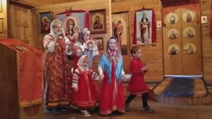 Пасхальное выступление детского хора "Христославы", воспитанников Воскресной школы нашего храма.