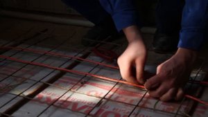 7  Монтаж кабеля электрического теплого пола