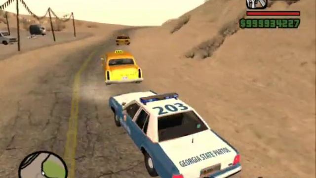 GTA SA: 1991 Georgia State Patrol Crown Victoria смотреть онлайн