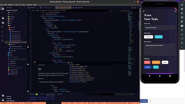 Flutter - Let's Perform CRUD operation on Cloud Firestore-3 (Edit/Update) || Firebase || #12