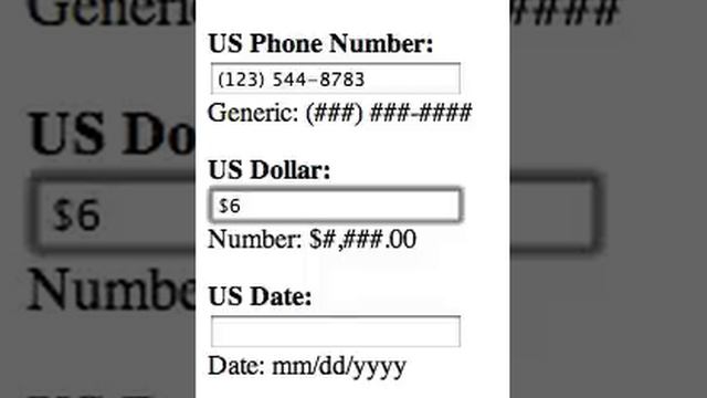 Input Masking смотреть онлайн