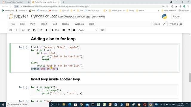 Python Beginners Tutorial  - Python Iteration using For loop