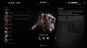 The Witcher 3: Bestiary: Ogroids: Cyclopses