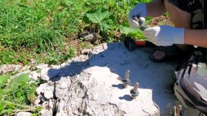 КЛИНЬЯ ДЛЯ КАМНЯ ПРОТИВ БЕТОННОЙ ПЛИТЫ