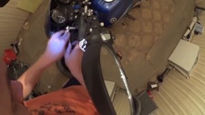 Замена масла в вилке Yamaha YBR 125