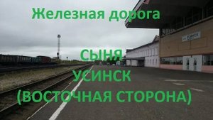 Железная дорога Сыня - Юкост - Усинск (вид из окна поезда, восточная сторона) (СЖД)