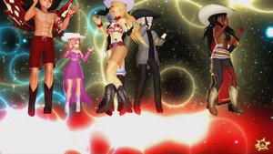 [MMD] Timber Pitbull feat. Kesha - 13人 People Special Dosey Doe Line Dance Motion - Can you find it