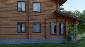 Проект деревянного дома "Барс" от компании Клм-Арт