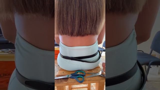 Стрижка кончиков садовыми ножницами