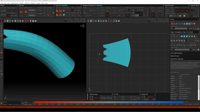 Blender and RizomUV Unwrap Teapot Tutorial P-5