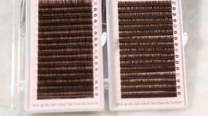 YELIX 0.07 C D False Eyelashes Dark Brown Individual Eyelash Extension Color Fake Eye Lashes Mink