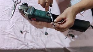 Metabo WEV 15-150 Quick.Замена щёток