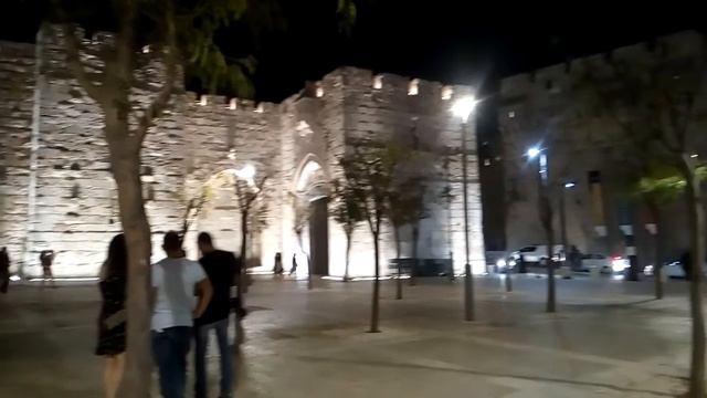 11. Вечерний Иерусалим. Стена старого города у Яфских ворот. смотреть онлайн