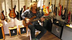 Ibanez SR1200 Bass Guitar and Fender Bassman