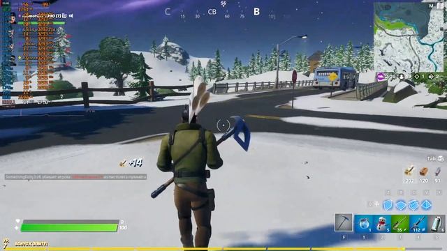 Тест RX 550 2Gb (Gigabyte) в Fortnite